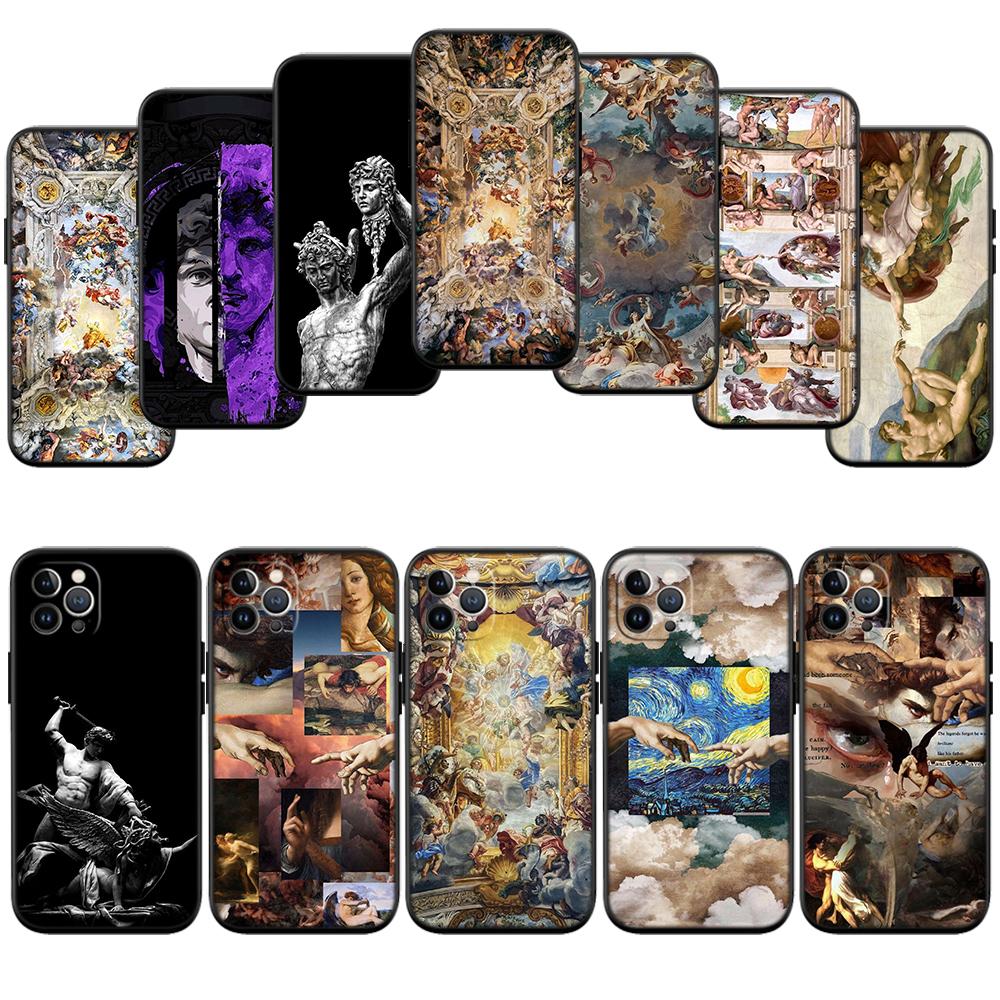 Fresco Adam Sculpture Case for Motorola Edge 60 60s 70 G86 G56 G54 E14 G04S G45 G54 G64 S30 S50 X30 X40 X50 Pro Power