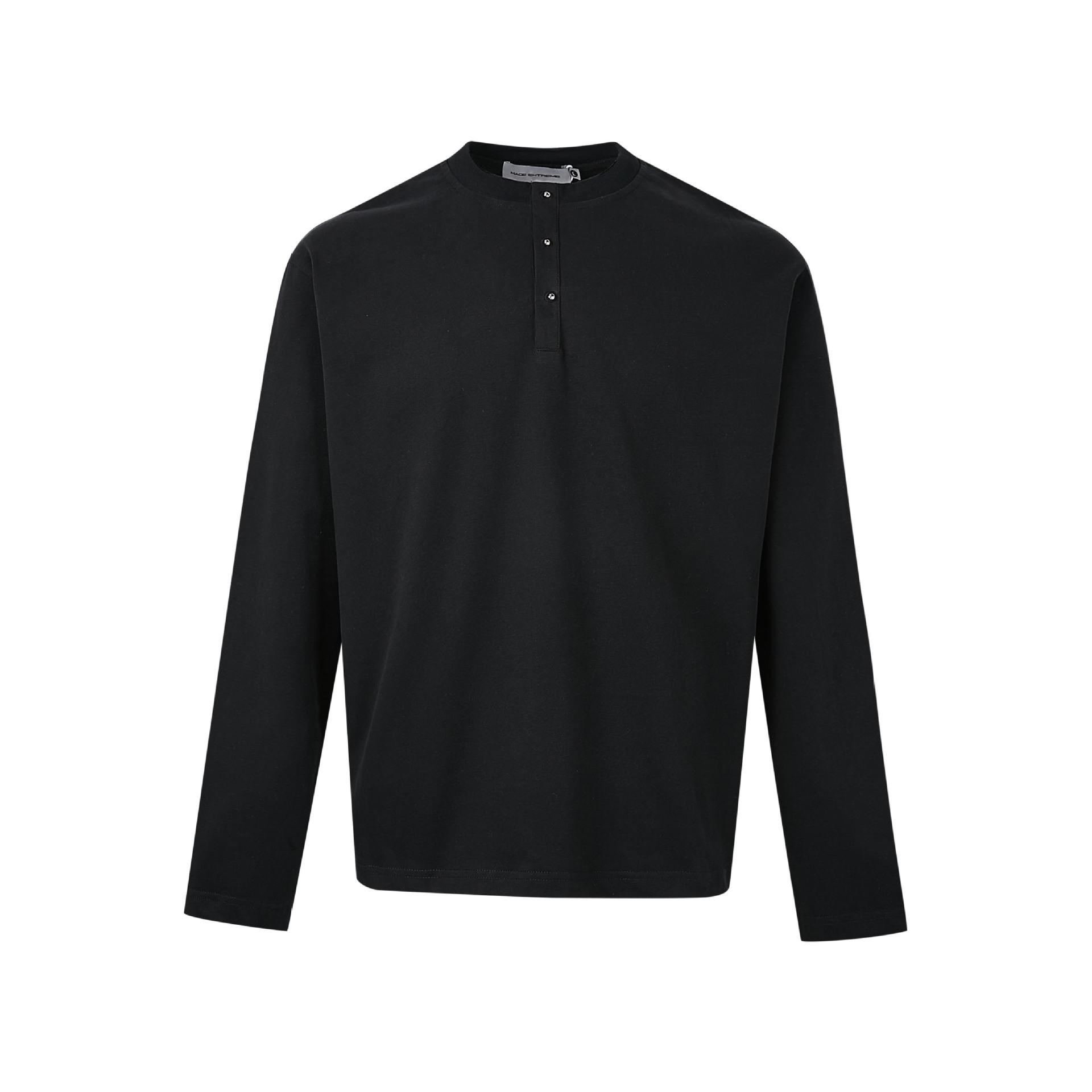 

Мужская бархатная футболка MADEEXTREME с антибактериальным покрытием, свободная, с круглым вырезом и длинным рукавом