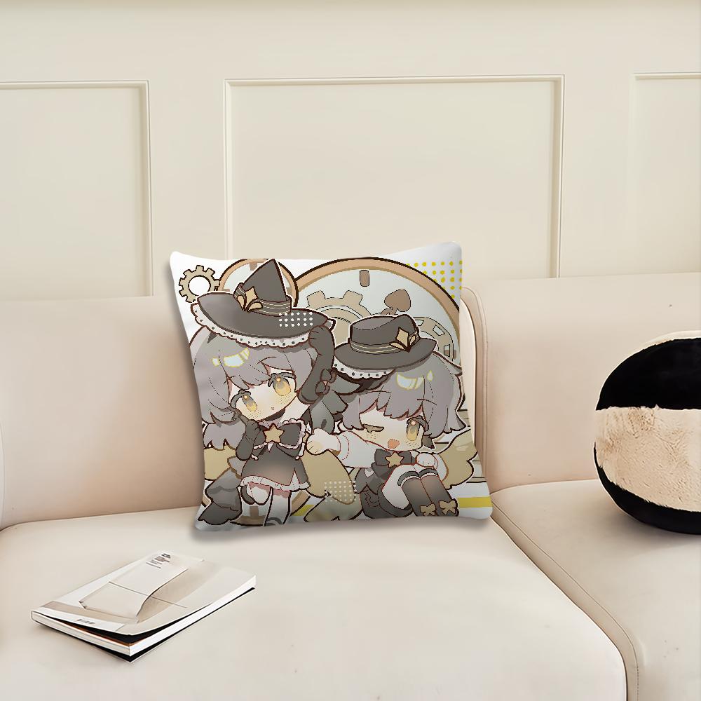 Hot Game Honkai Star Rai cushion cover Pillow Cover Decoration Room Home Sofa living Office Car Nordic Simplicity