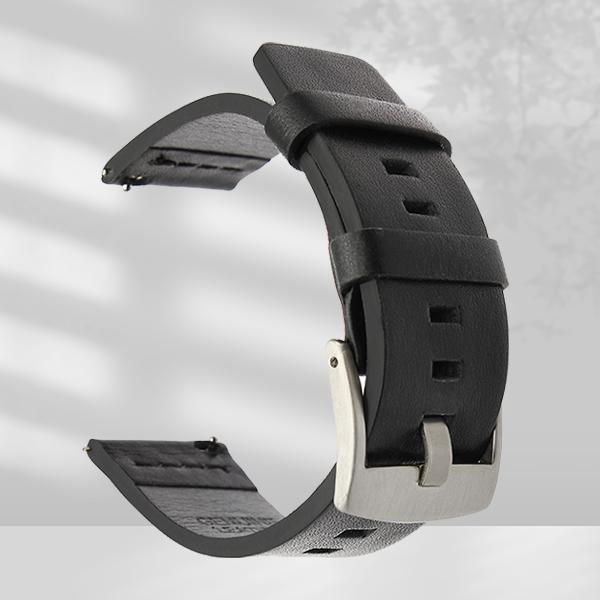 20mm 22mm Watch band Quick release Leather Strap for Samsung Galaxy Watch 3 Active2 40 44mm huawei watch gt 2 WatchBand 18 24mm