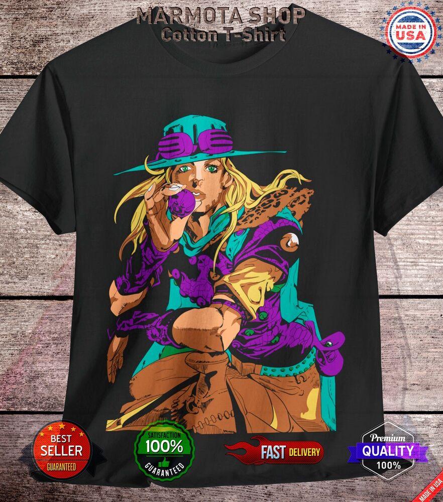 

Gyro Zeppeli JoJo s Bizarre Adventure Shirt Anime JJBA SBR Tee T-Shirt Manga S