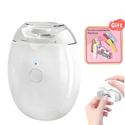 Fully Automatic Electric Nail Clipper With LED Light Automatic Nail Grinder Trimmer for Adults, Babies & Elderly Mini Manicure Tools Nail Care