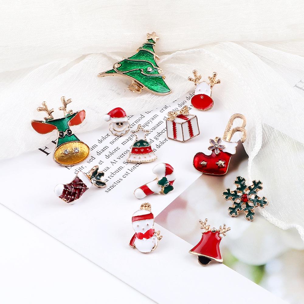 2022 Christmas Brooch: Trendy Alloy Badge & Cute Medal Pin
