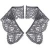 Milk Silk Embroidered Collar, Water-Soluble Lace False Collar, Hollow Corsage, Embroidered Shoulder Collar Accessories, Doll Collar.