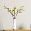 Artificial Apples Branch Realistic Tall Apples Bouquet Tree Branch with Long Stem Green Leaves Fruit Plant for Home