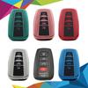 TPU Carbon Fiber Car Remote Key Cover Case Shell Key Fob for Corolla Prius Camry CHR C-HR RAV4 Altis Land Cruiser Prado Protector Holder