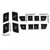 Door Seat Memory Button Trim Caps For Benz C E CLA GLA GLK ML GL Class W212 W204