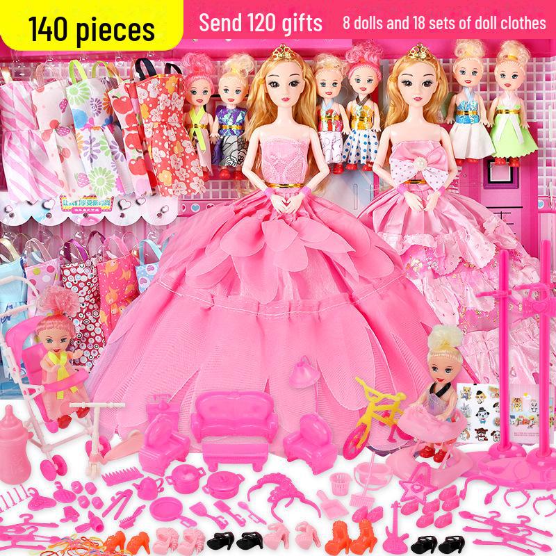 

Подарочный набор для детей: кукла Барби и папа, 30 см, принцесса, нарядная Barbie Doll Gift Box