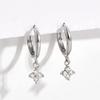 925 Sterling Silver leaf  Earrings For Women Trendy Earring Jewelry Prevent Allergy Party Accessories Gift