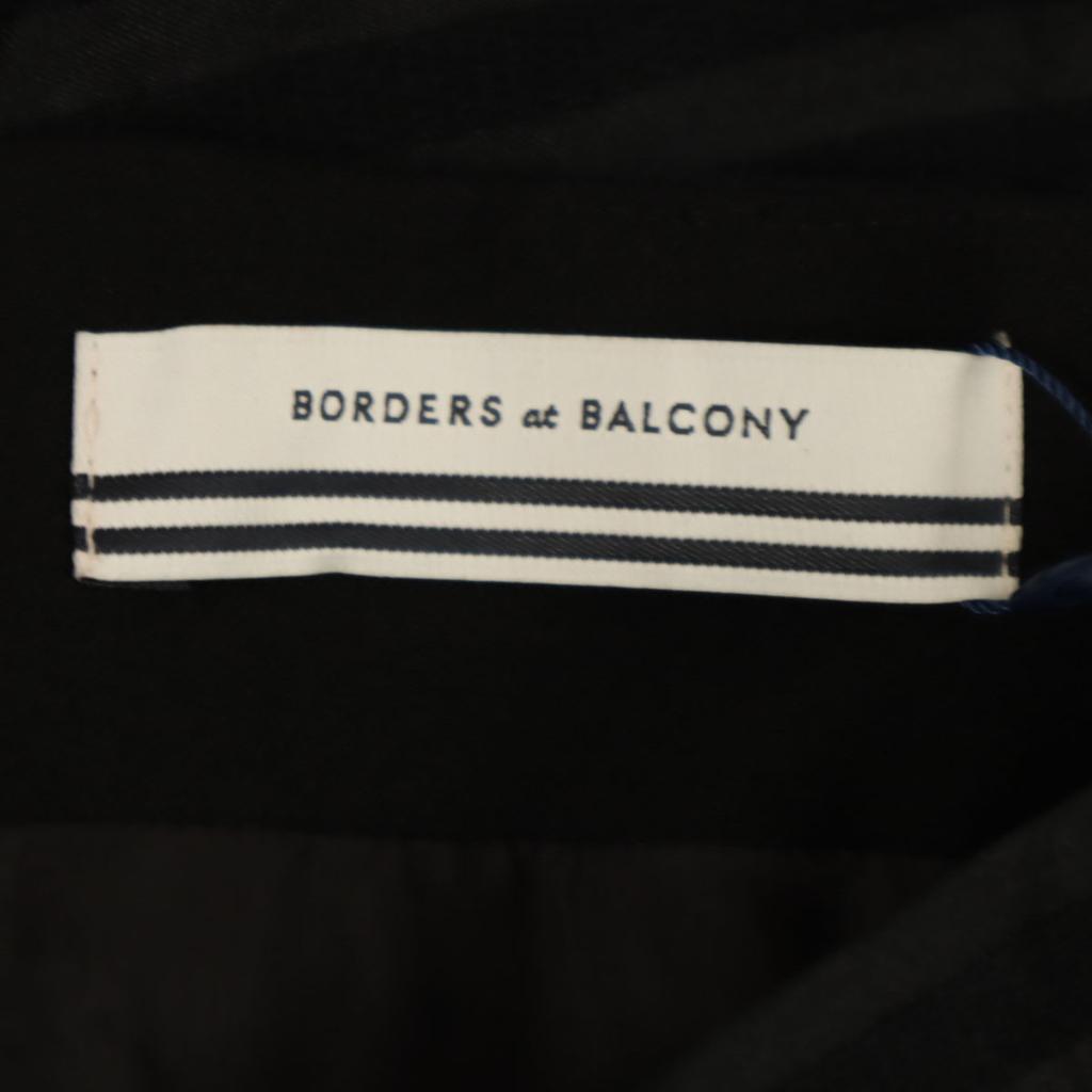 Unused BORDERS At BALCONY Made In Japan Border Pattern Mimole Length Jacquard Flare Skirt Women Used