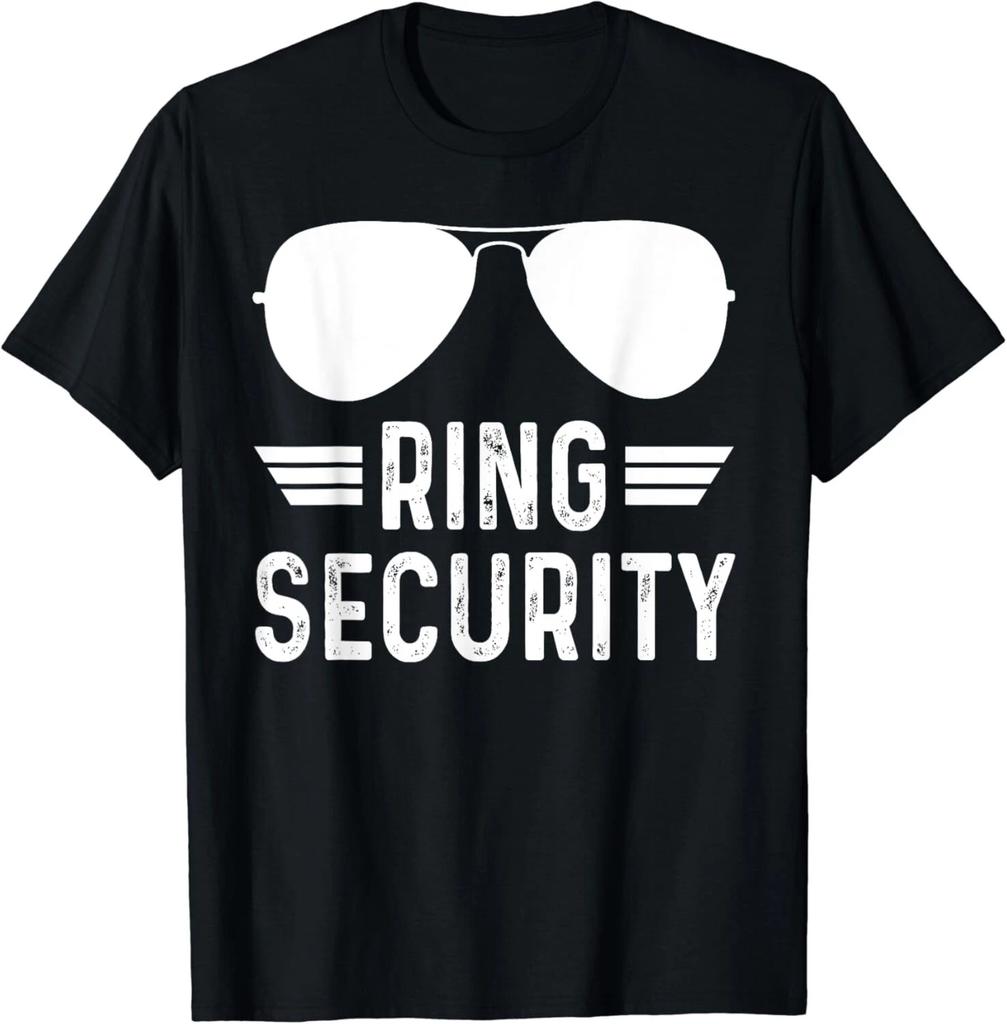 Bridal Party Boys Bearer Ring Outfit Wedding Funny Security Gift Unisex T-Shirt