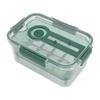 Food Storage Container with Drain Basket Transparent Rectangular Airtight Bread Storage Container For Home Outdoor