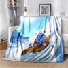 Animation Grizzy und die Lemminge Serie Flanelldecke Sofa Bett Nickerchen Kinderzimmer Dekorative Tagesdecke