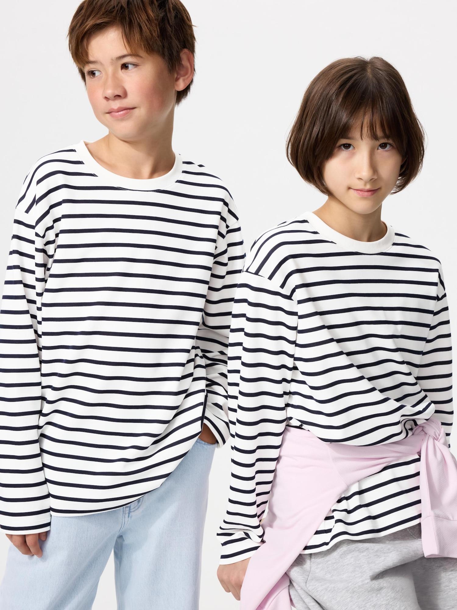Футболка Uniqlo Japan Air Rhythm Cotton Crewneck 69 NAVY/100