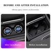 2PCS Anti-Slip Car Coaster For Subaru WRX BRZ DRL STI Outback Legacy Forester Impreza Tribeca Auto Water Cup Bottle Holder Mat X333