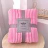 200*230CM Coral Velvet Blanket, Solid-color Flannel Blanket, Sofa Nap Blanket