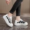 Fashion Platform Sneakers Womens 2025 Spring New Breathable Casual Shoes Korean Fashion Versatile Height Increasing Womens Board Shoes