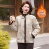 2025 New Style Winter Velvet Cotton Jacket for Middle-Aged & Elderly Women: Short, National & New Chinese Style.