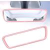 Rückspiegelabdeckung Zubehör, Auto Schutzrahmen Silikon Automobil Spiegelrahmen Kompatibel mit Modol 3 Y, Rosa Auto Zubehör (Rosa)