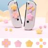 Soft Button Caps Protective Shell ABXY Key Sticker Cute Cross D-pad Cover  Game Accessories