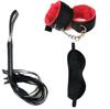 SM Fetish Bondage Erotic Toy Restraint Set Sex Toys For Women Handcuffs Whip Binding Anal Plug Vibrator Couple Sexy Tool