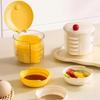 Stackable Dipping Dish Set Creative Spit Bone Dish Practical Food Container Set  BBQ Grill