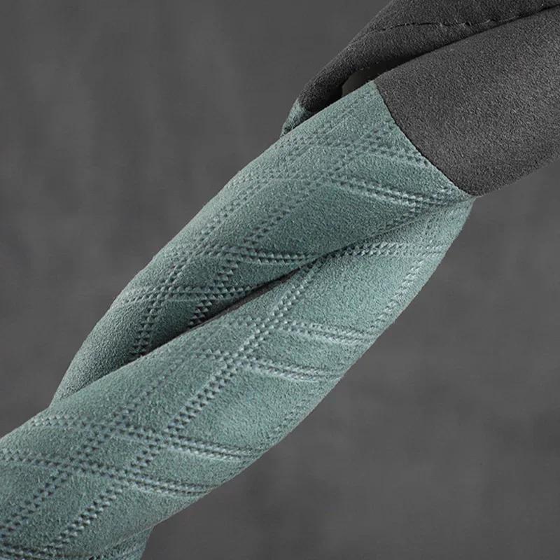 Suede Car Steering Wheel Cover Wrap for Kaiyi X7 Kunlun 2026 2026 2026 Anti Slip Breathable Special Interior Auto Accessories