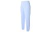Adidas Originals Knitted Sweatpants Women's Light Pink Blue Moderate Cuffed Pants IK7687