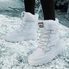 TUINANLE Winter Schneestiefel Damen Baumwollschuhe Verdickte Rutschfeste Plüsch-Knöchelstiefel Weiche Sohle Warme Outdoor-Schuhe