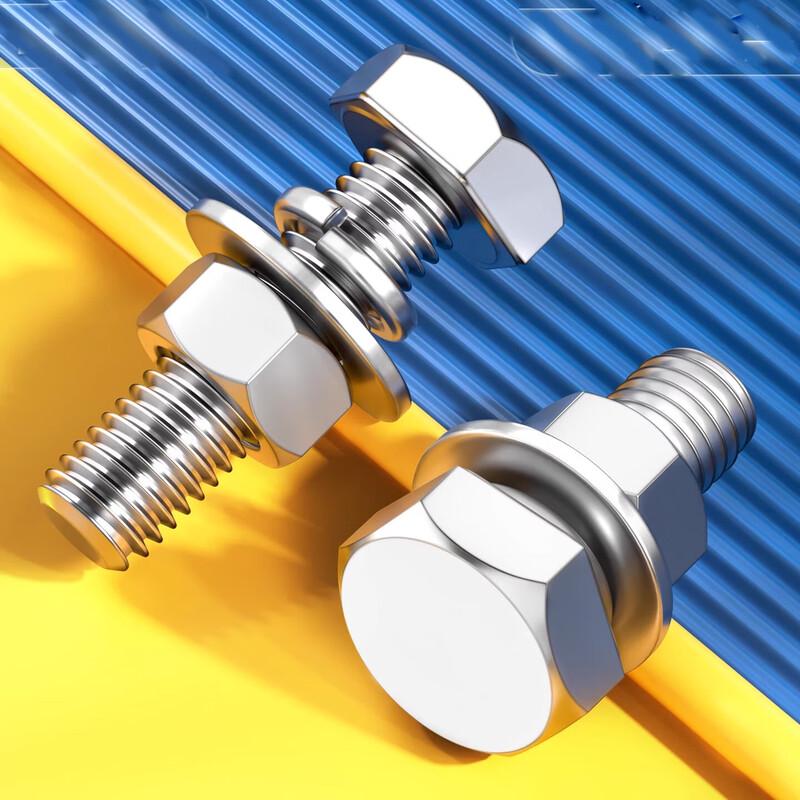 Stainless Steel Hex Head Bolt Set