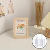 60 Pcs Clear Acrylic Card Display Stands, Premium Sturdy Mini Easel Holders for Sports Trading Cards, PSA Cards, Challenge Coins