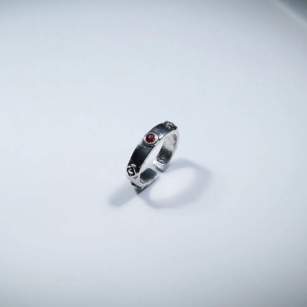 Howl's Moving Castle Ring - Vingerring voor Koppels - Anime Peripheral - Verstelbare Opening - Rollenspel Accessoire rood
