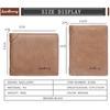Baellerry Faux Leather Wallet for Men Business Design Card Holder Purse GZW