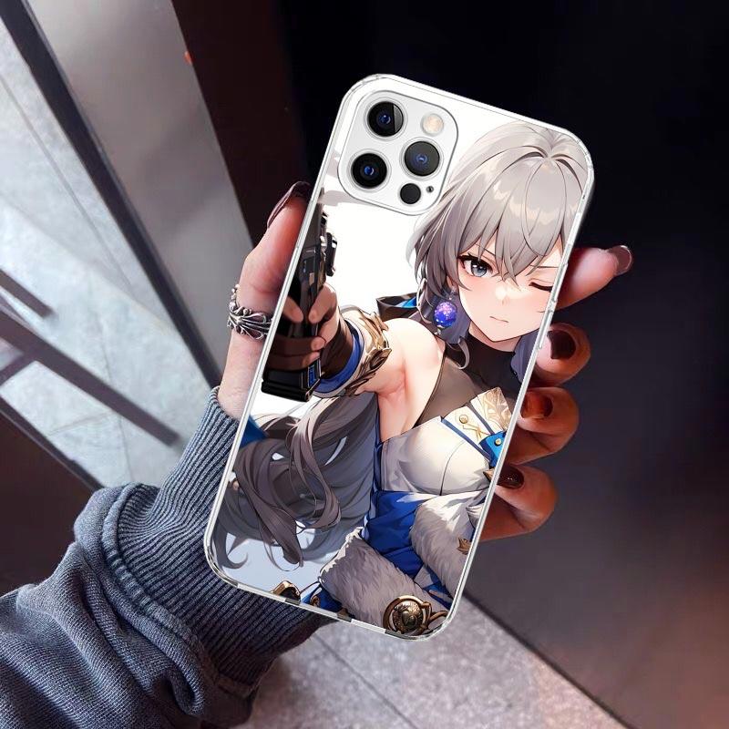 

Honkai Star Rail Bronya Rand Phone Case For iPhone 17 Air 11 13 Mini 14 15 Plus 16 12 Pro Max 16E SE 7 8 Pattern Soft TPU Back C iPhone 12 Pro Max