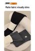 Calça de Yoga Maternidade de Inverno Plus Size: Forrado com Fleece, Não Apertado, Quente e Adequado para Uso ao Ar Livre.