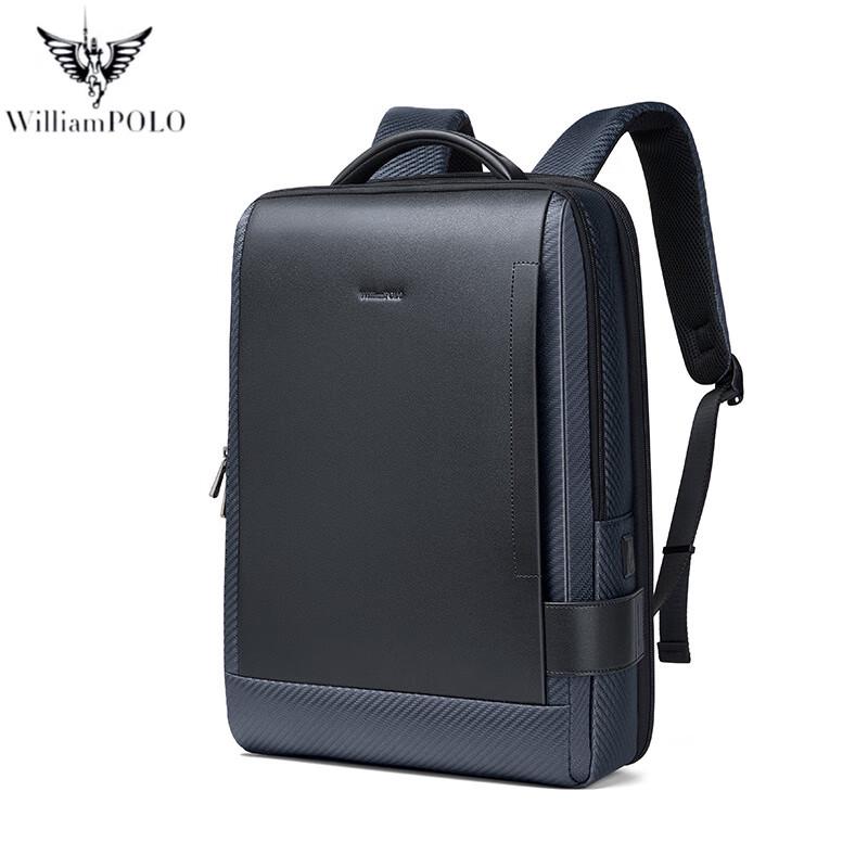 WILLIAMPOLO Men s Business Casual Backpack
