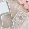 Ins Cartoon Bear Iron Storage Box Rectangular Big Capacity Candy Cases Stickers Tapes Square Box Kpop Photocards