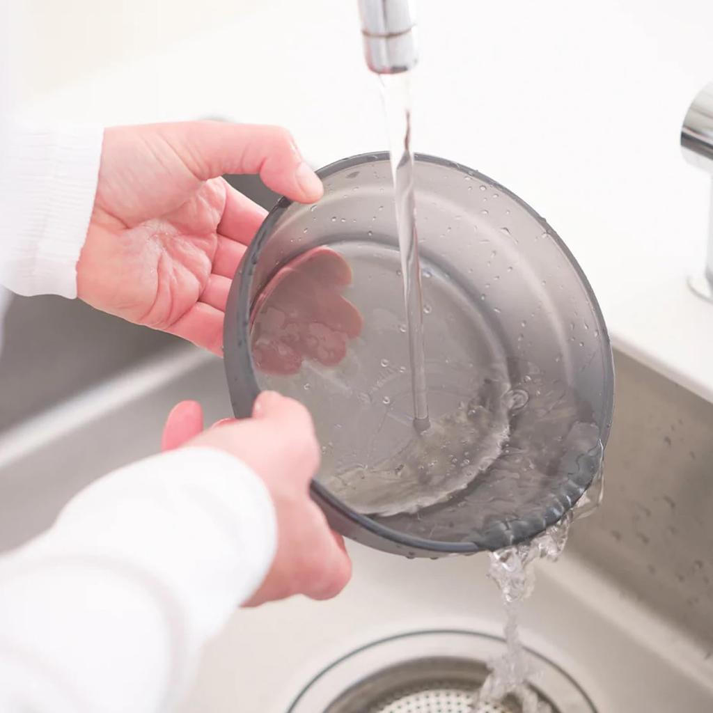 Meyer Anyday Cookware 18cm Shallow Black Recipe Anyday Microwave Glass Storage Container with for and Food Dish, [Includes Book]. Dish, Lid, Steaming,