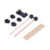 Drumstick Kit Ethereal Drum Round Head Stick Finger Cot Holder Stickers Percussion Accessories