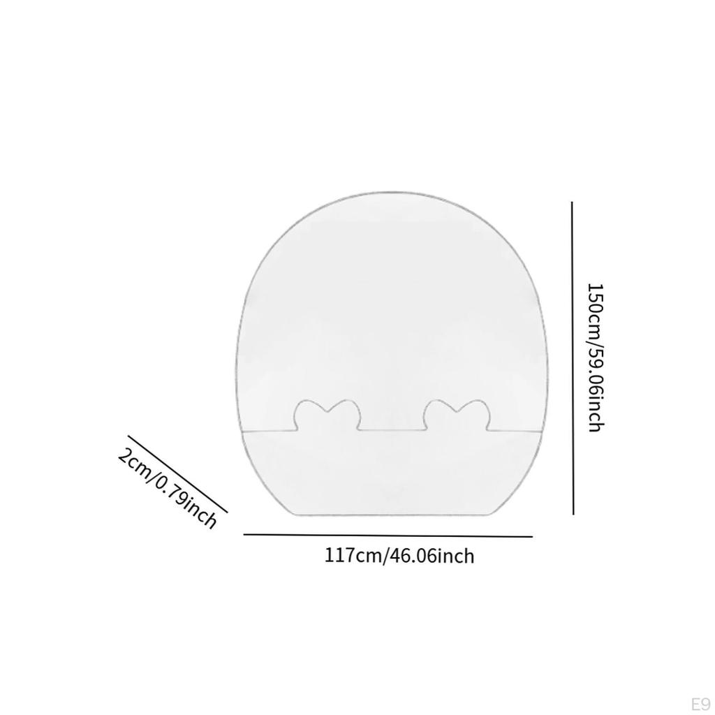 Table Tennis Racket Rubber Placement Tool Alignment Guide, Transparent