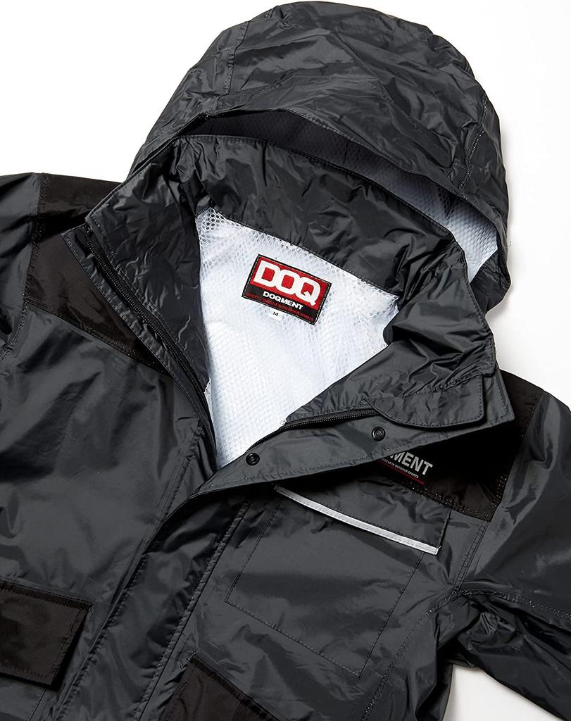 Hard Rainwear Waterproof and for 4L [Document] Set, Water-Repellent, Work, Charcoal,