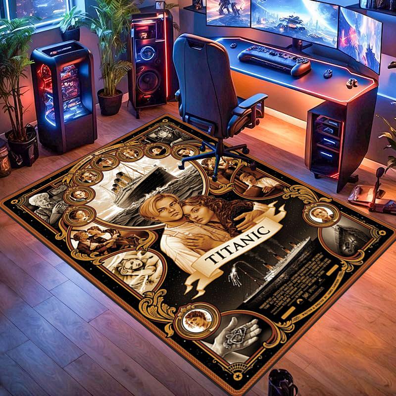 Love Tragedy Titanic Carpet Suitable for All Seasons Printing Bathroom Mat Dormitory Decoration Doormat