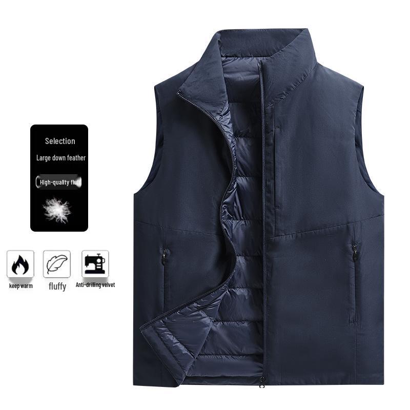 90% Goose Down Windproof Heat-Storing Vest