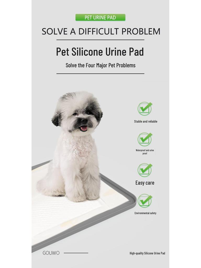 Silicone Waterproof Washable Pet Training Pad