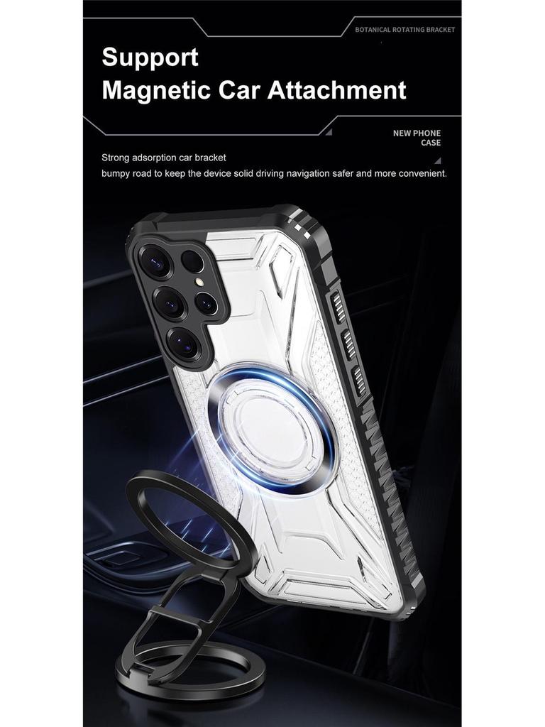 Cross-border Battle Shadow Magnetic Case for Samsung S26 Ultra Galaxy A56 A16 - Drop-proof CD Pattern and Protection