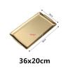 304 gold golden Stainless Steel Food Storage Trays BBQ Sushi Flat Dish Bread Pastry Baking Pan Kitchen Fruit Vegetable Plate