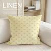 Art Polka Dot Cushion Cover Linen Decorative Pillowcase Set Pcs x x x Breathable Washable Sofa Cushion Cover