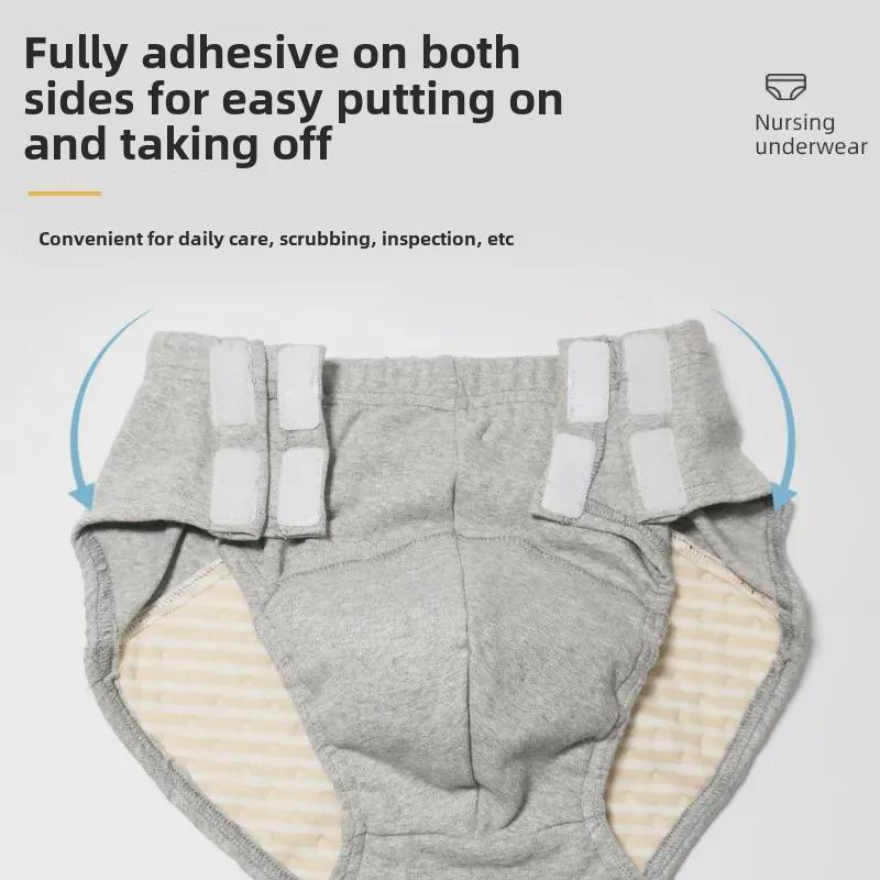 Washable Elderly Incontinence Underwear - Anti-Leak Bed-Rest Care Diaper 