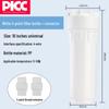 10-Inch Household Water Purifier Pre-Filter Bottle with 2/4 Tap PP Cotton Universal Filter Element
