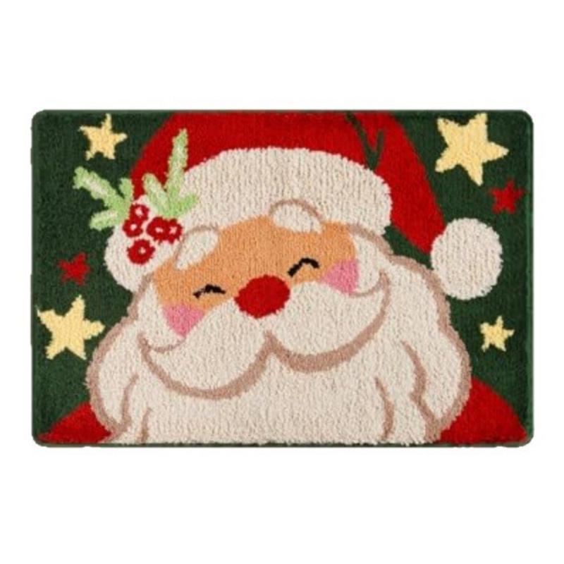 

Santa Bathroom Carpet Super Absorbent Slide Proof Floor Mat Perfect For scullery Entryway 30x20 Inches 1